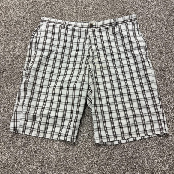 Dickies Other - Dickies Cargo Shorts Mens 40 Gray Plaid Relaxed Pockets Workwear Casual Summer